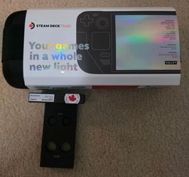 Official Steam Deck OLED Carrying Case + Unused dbrand Stick Grips LCD (Brand New)