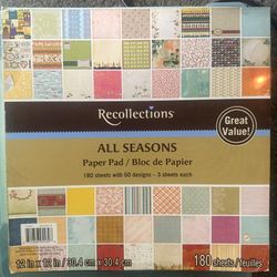 12x12 Scrapbook Paper Pad