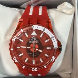 Invicta Subaqua Red Watch Brand New