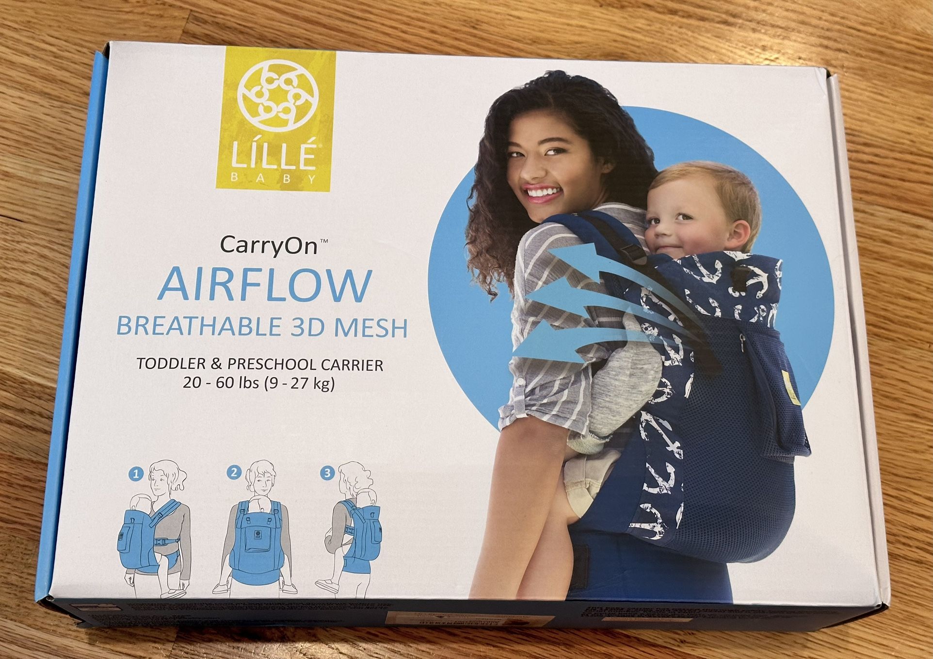 NEW - 3 Positions Toddler & Preschool Carrier