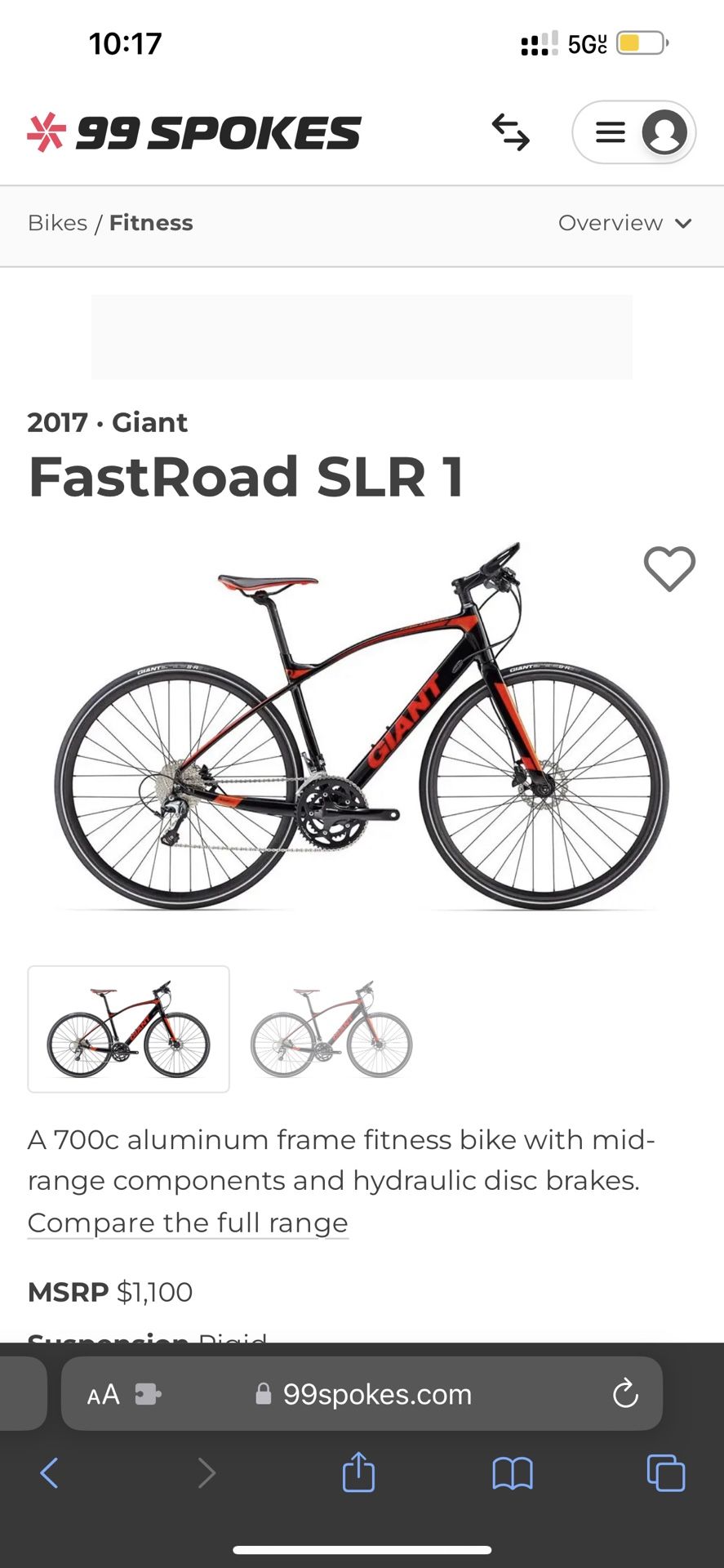 Giant Fast road Slr 1