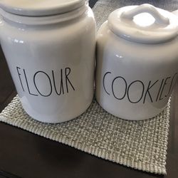 Rae Dunn Flour & Cookies Canister