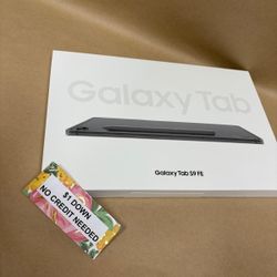 Samsung Galaxy Tab S9 FE Tablet New - Pay $1 today and pay the rest later -