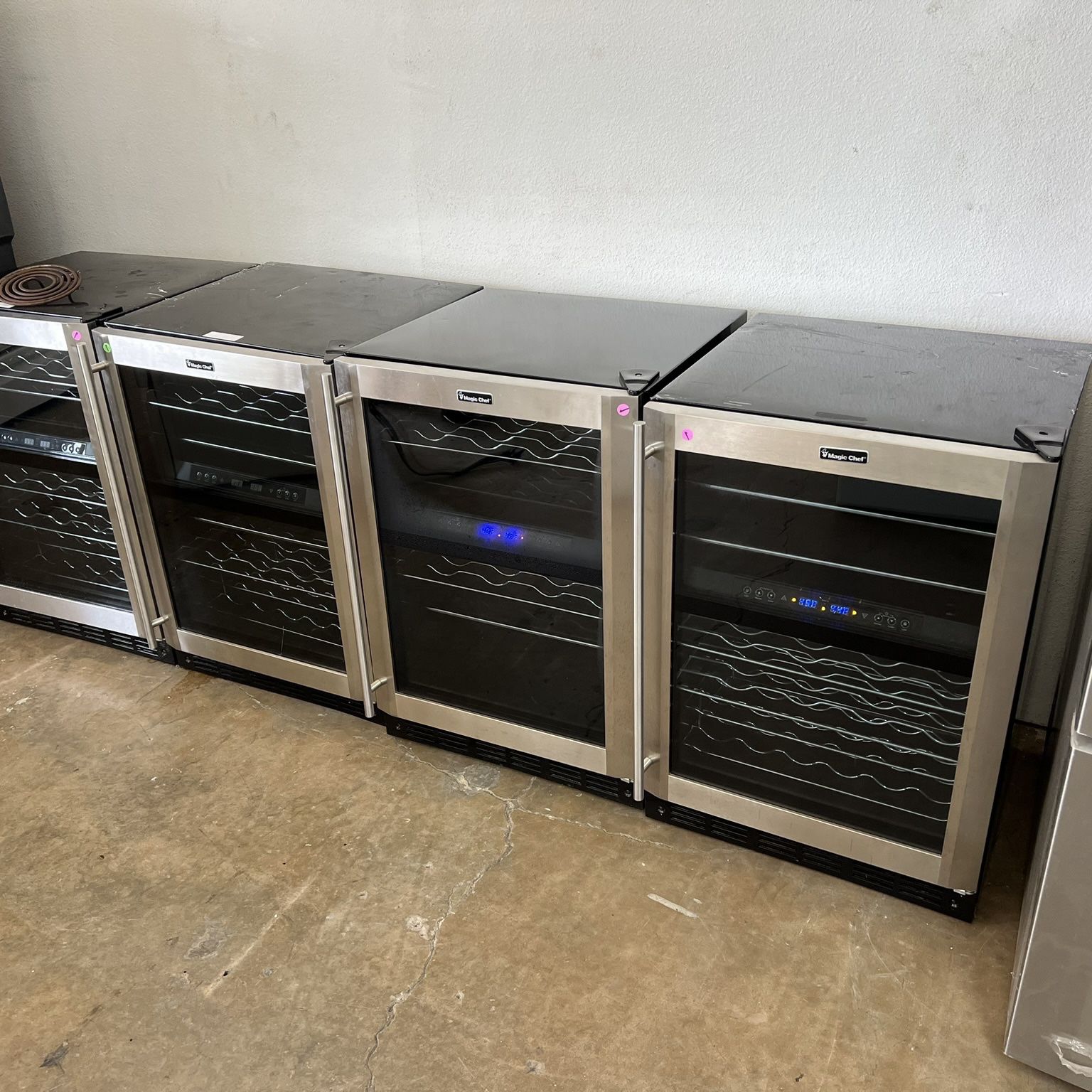 WINE CHILLERS PRE OWNED MAGIC CHEFS 