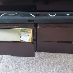 Two Nightstands Pair Of Nightstands Currently Being Used As A TV Stand