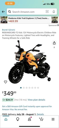 Electric Kid Motorcycle
