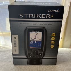 Garmin Striker 4 Fishfinder GPS 3.5" CHIRP Sonar w/ Transducer 010-01550-00 NEW
