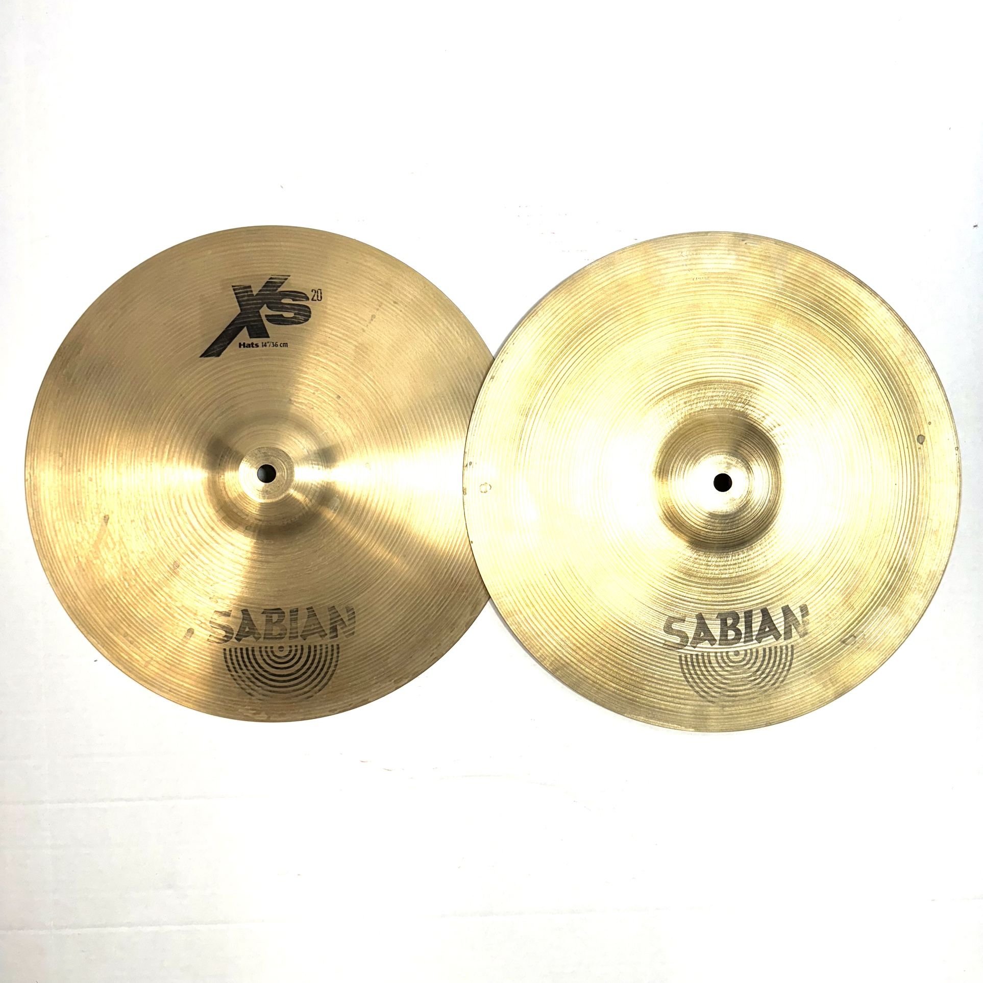 Sabian XS20 14” Hi Hat Pair 900/1350 Grams Medium Cymbals