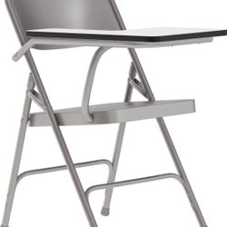 Steel Folding Chair with Right Handed Tablet Arm