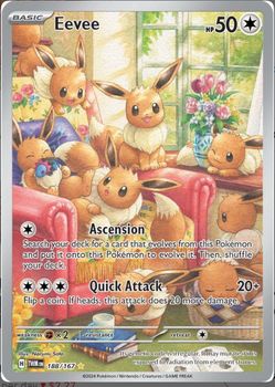 Eevee - 188/167 - SV06: Twilight Masquerade (TWM)