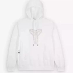Nike Kobe Bryant Halo White Hoodie Pullover Sweatshirt HF0066-100 Men's Size XL