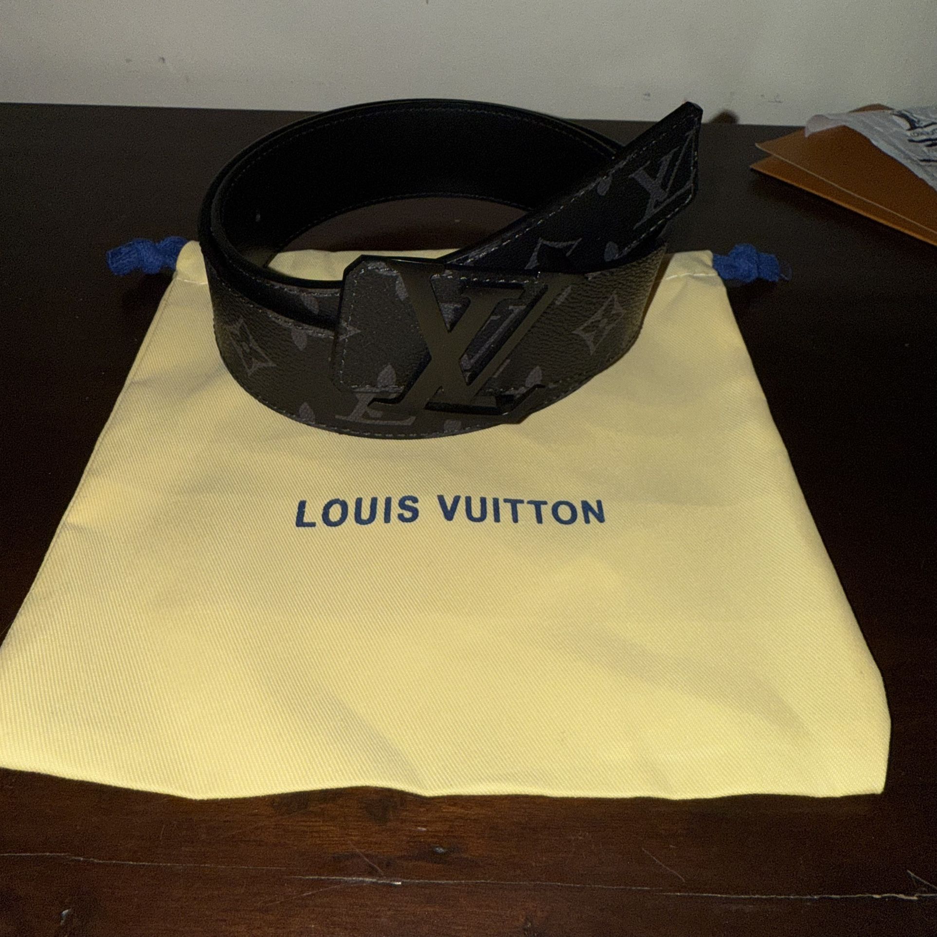 Louis Vuitton Black Monogram eclipse Belt