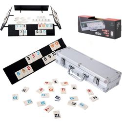 Rummy Board Game Rummy Set with Aluminum Case