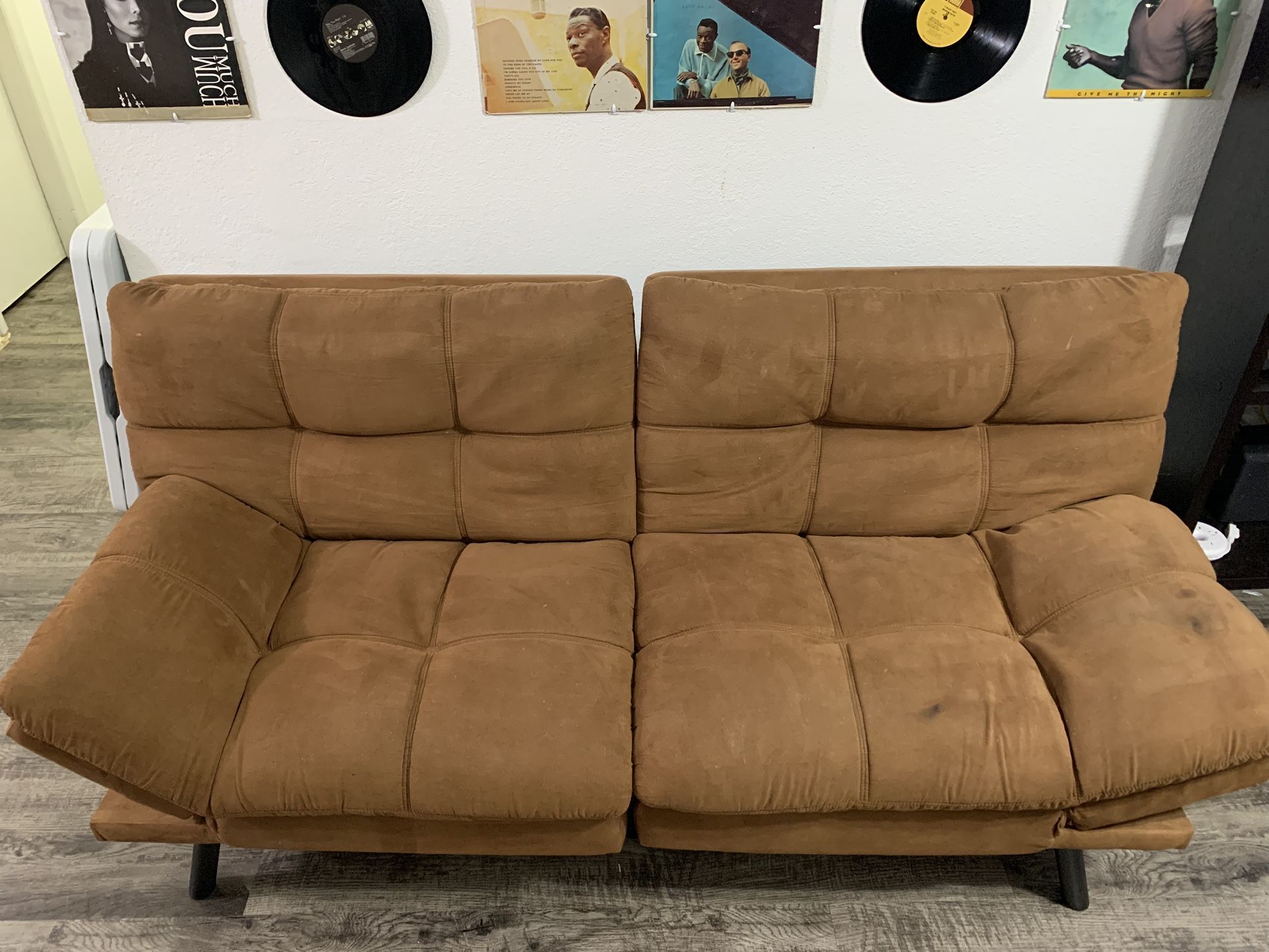 Multi-Functional Orange Futon