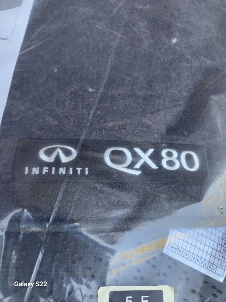 Infinity QX80 brand new floor mats.
