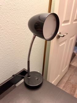 Small black desk lamp