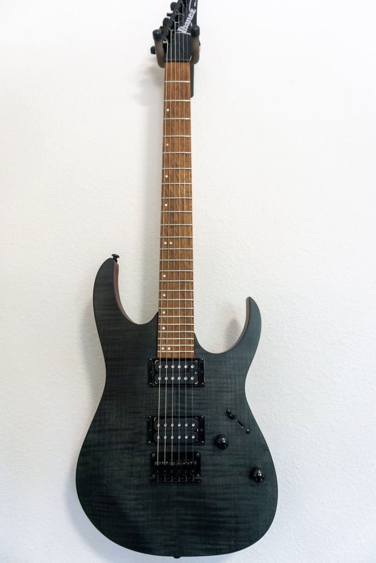 Ibanez RG6003FM – Transparent Gray – 2018 – Mahogany Body – RoadRunner Gig Bag Included