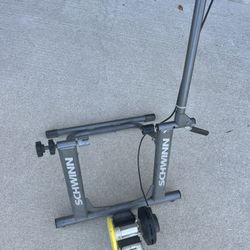 Schwinn stationary bike spinner attachment for bicycle. 