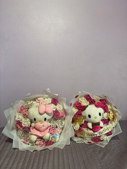 Ramos de flores hello kitty