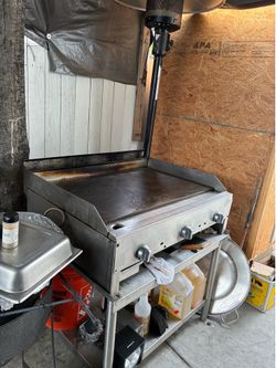 Iron flat grill