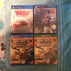 Brand New Never Opened Games ForPs4 And Xbox One