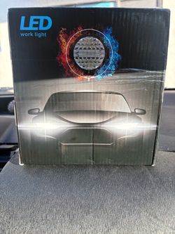 2 LED work lights