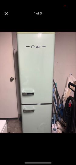Classic Mint Blue Fridge
