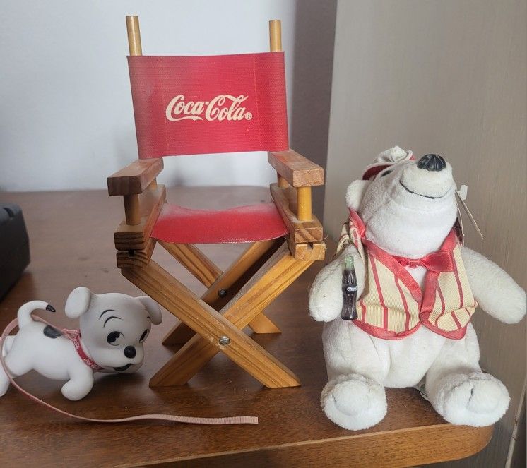 Coca Cola Bear/dog/chair