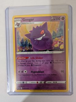 Gengar swsh052 promo pokemon card NM sword and shield
