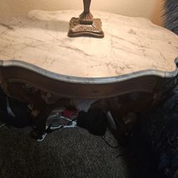 Marble End Table