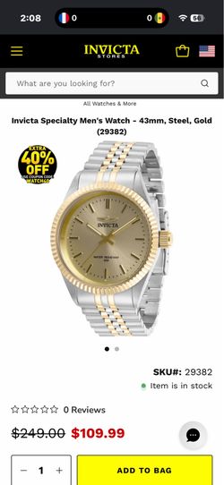 Invicta Specialty Men's Watch