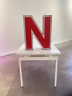 Vintage Big letter “N” - For NICE!