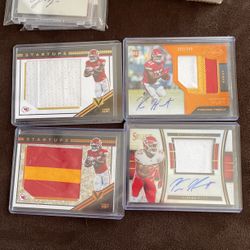 12 CARD KAREEM HUNT RC LOT SSSP 2 CARDS #/5