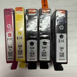 HP 564XL Inkjet Cartridges, Brand New With Original Seals