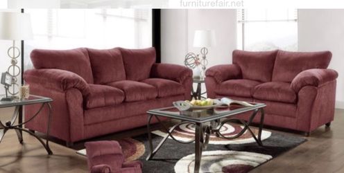 New couch and love seat set
