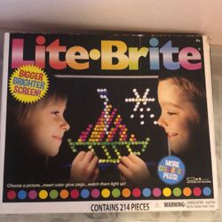 Lite Brite /206 Pegs