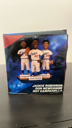 Jackie Robinson, Don Newcombe & Roy Campanella 2013 Los Angeles Dodgers Bobblehead