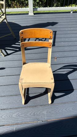 Vintage Wooden Children's Chair