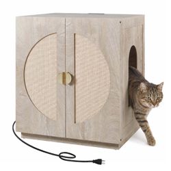 Extra Large Cat Litter Box Enclosure for Self-Cleaning & Automatic Litter Boxes