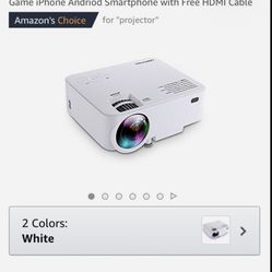 Home TV Projector, Smart Phone Compatible