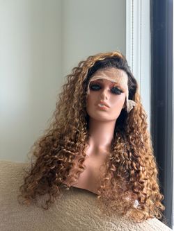 24” Deep Wave Highlight Wig