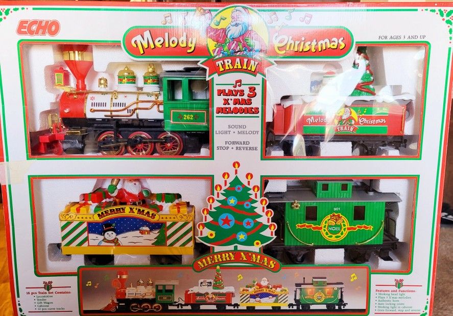 Vintage 1990 Melody Christmas Train