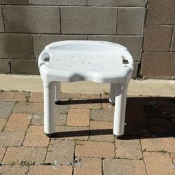 LikeNEW Sturdy Shower Chair Bath tub Bench Seat Transfer for Disabled Seniors Elderly