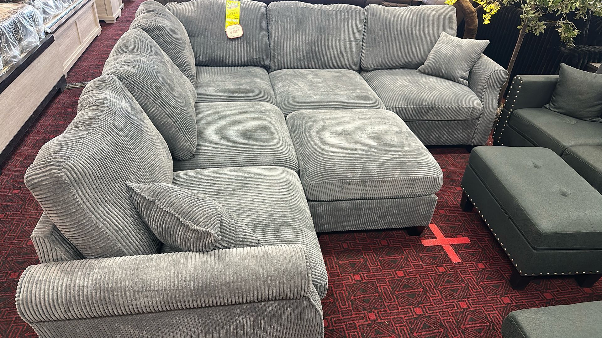 Sectional With Ottoman