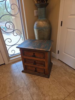 Southwest style side table