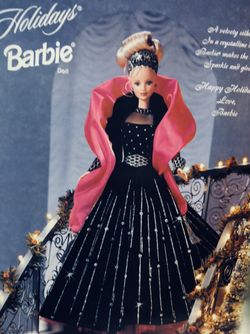 1998 Happy Holidays Barbie Collectable.