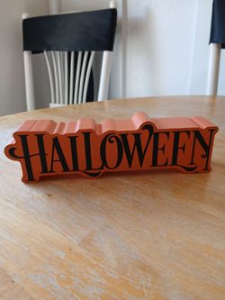 Halloween sign