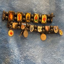 Him And Hers Saint Bracelets 