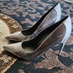 Gray High Heels