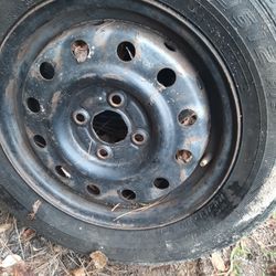 1 Tire On Rim 